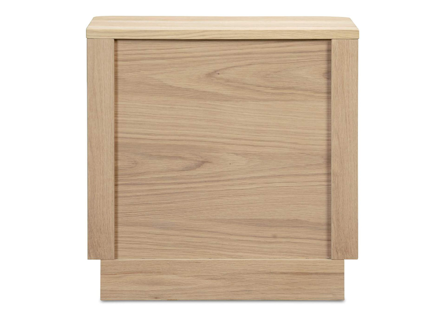 YR-1013-24 Round Off Tall Nightstand Natural Oak