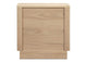 YR-1013-24 Round Off Tall Nightstand Natural Oak