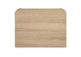 YR-1013-24 Round Off Tall Nightstand Natural Oak