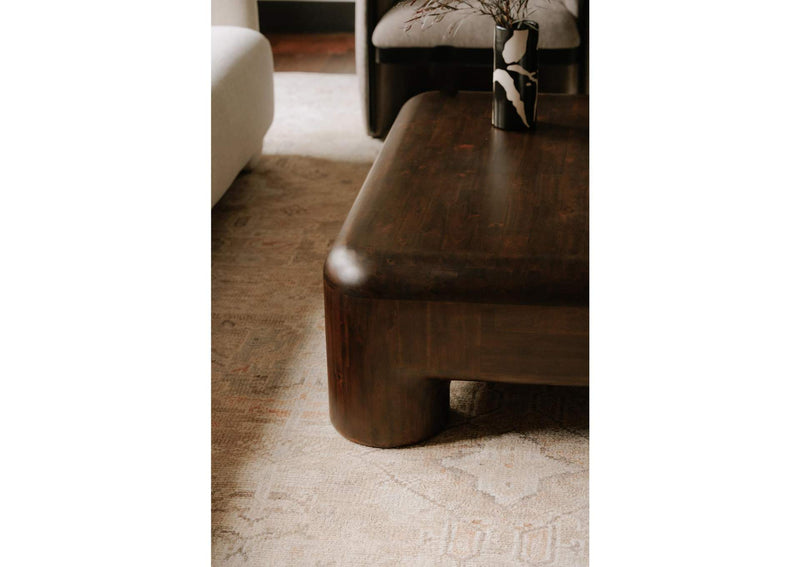 YR-1014-20 Rowan Coffee Table Dark Brown