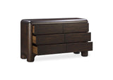YR-1015-20 Rowan 6 Drawer Dresser Dark Brown
