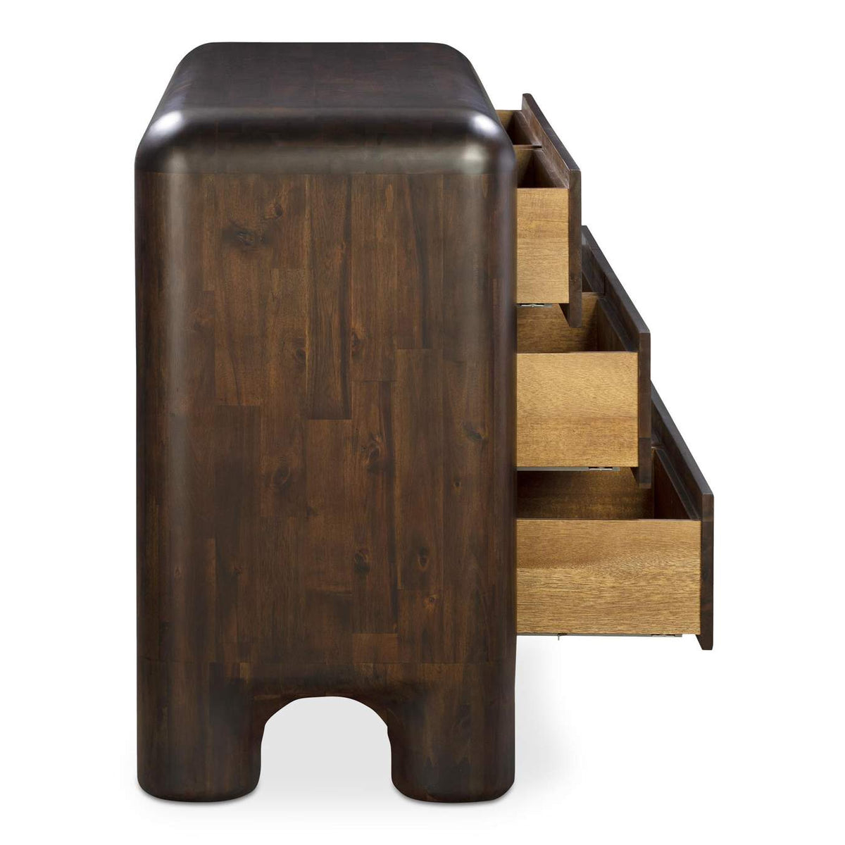 YR-1015-20 Rowan 6 Drawer Dresser Dark Brown