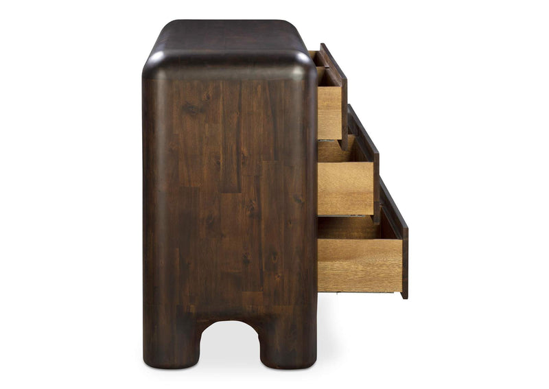 YR-1015-20 Rowan 6 Drawer Dresser Dark Brown