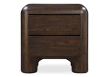 YR-1016-20 Rowan Nightstand Dark Brown