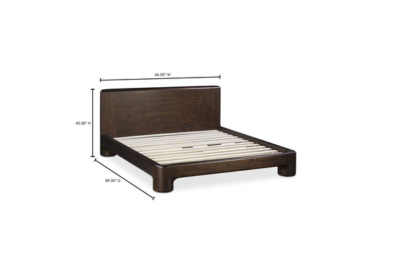 YR-1017-20-0 Rowan Bed Queen Dark Brown