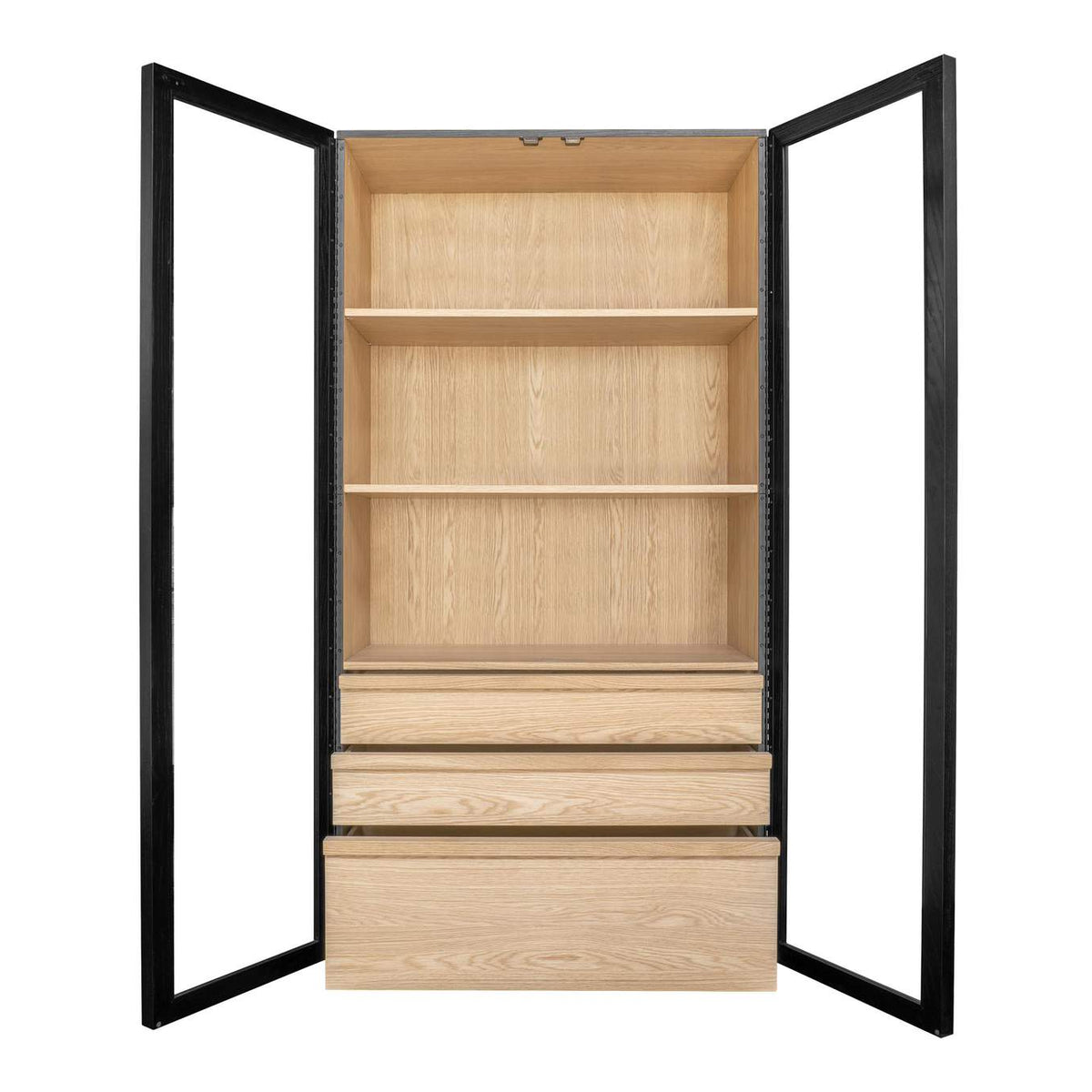 YR-1021-37 Charlotte Tall Cabinet Black