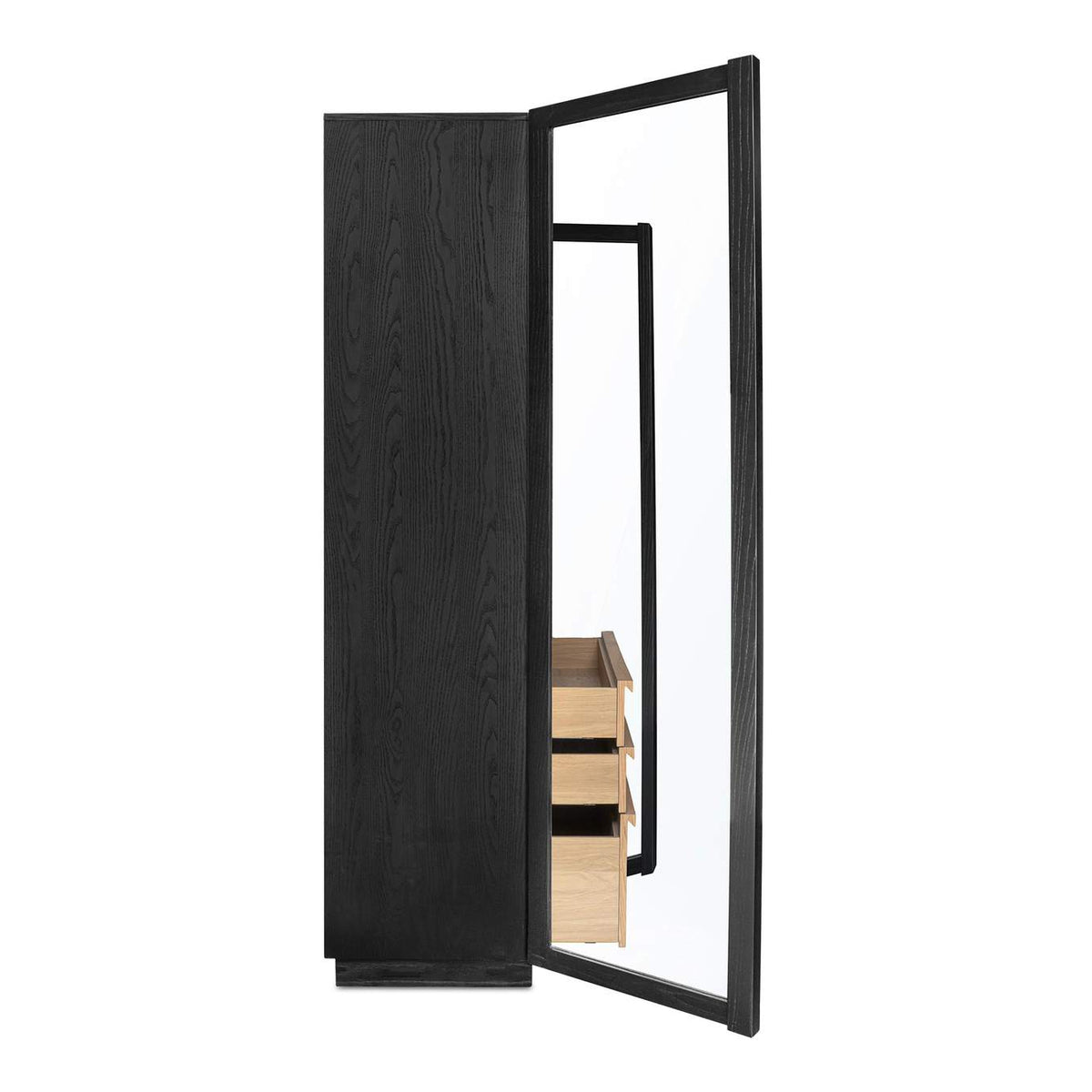 YR-1021-37 Charlotte Tall Cabinet Black