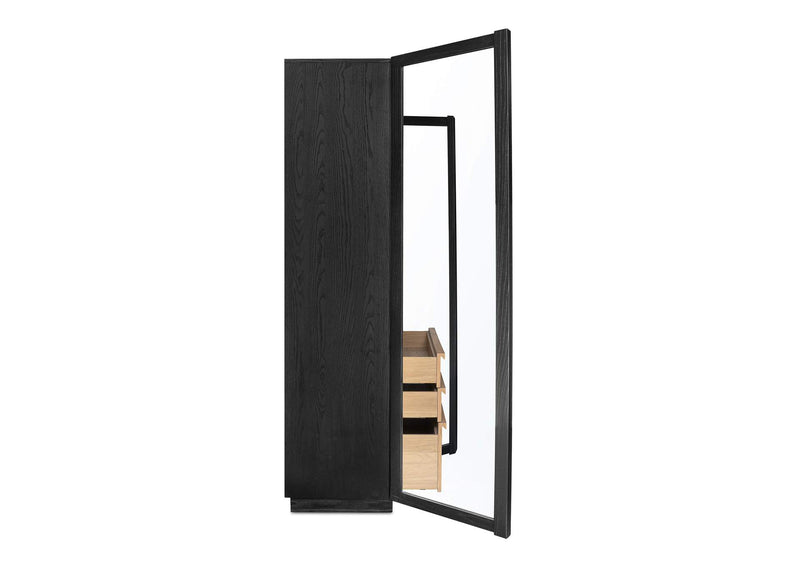 YR-1021-37 Charlotte Tall Cabinet Black