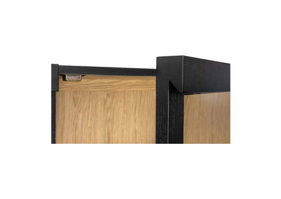 YR-1021-37 Charlotte Tall Cabinet Black