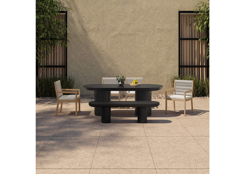 ZT-1033-02-0 Rocca Dining Table Black