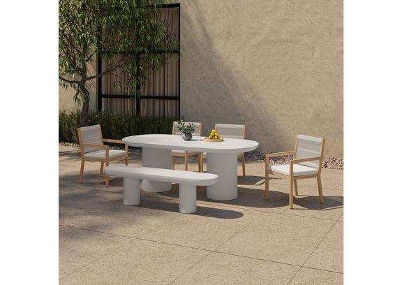 ZT-1033-05-0 Rocca Dining Table Cream