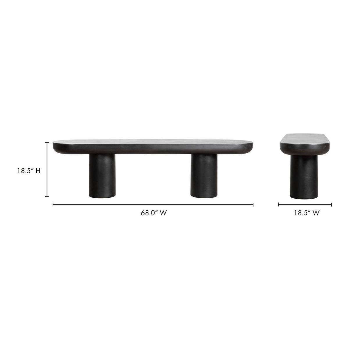 ZT-1037-02-0 Rocca Bench Black