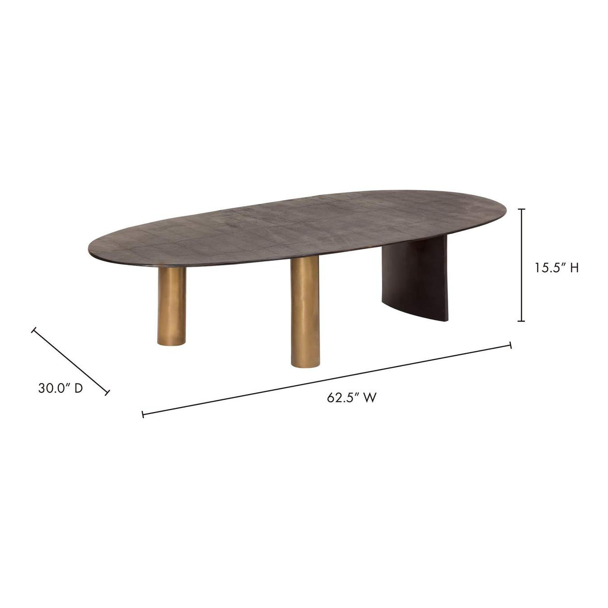 ZY-1029-02-0 Nicko Coffee Table Black