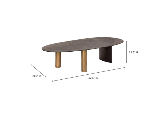 ZY-1029-02-0 Nicko Coffee Table Black