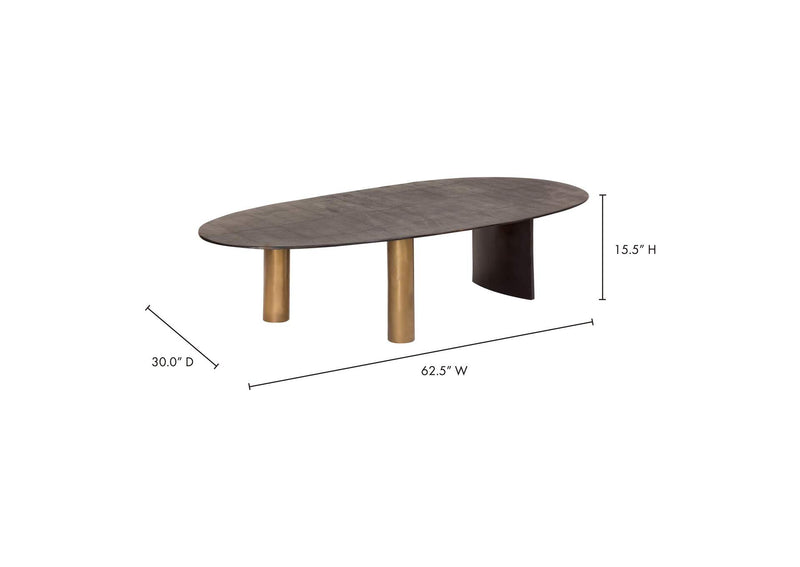 ZY-1029-02-0 Nicko Coffee Table Black