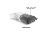 ZZQQSCMPZB Shoulder Zoned Dough&reg; Bamboo Charcoal - Queen
