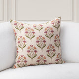 Transcendence - 22" x 22" Bluffs Pillow - Olive Green / Multi