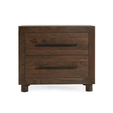 Jaxon - 2 Drawer Nightstand - Harvest Brown