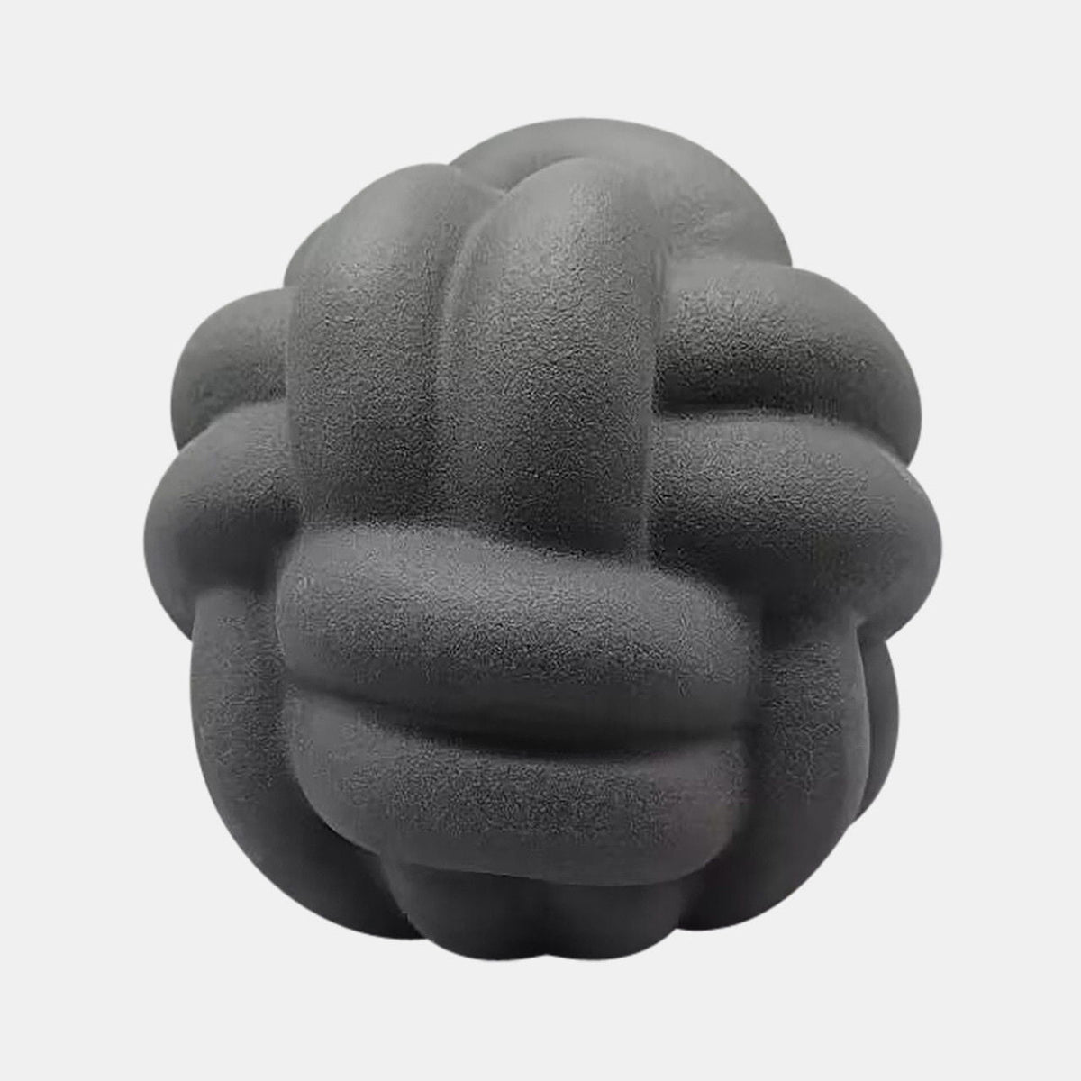 9" Knot Orb Rough Texture - Black