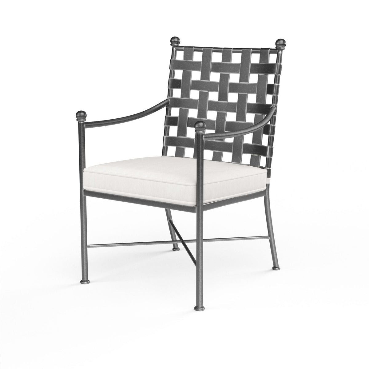 Provence - Dining Chair, With Self Welt - Canvas Flax / Black