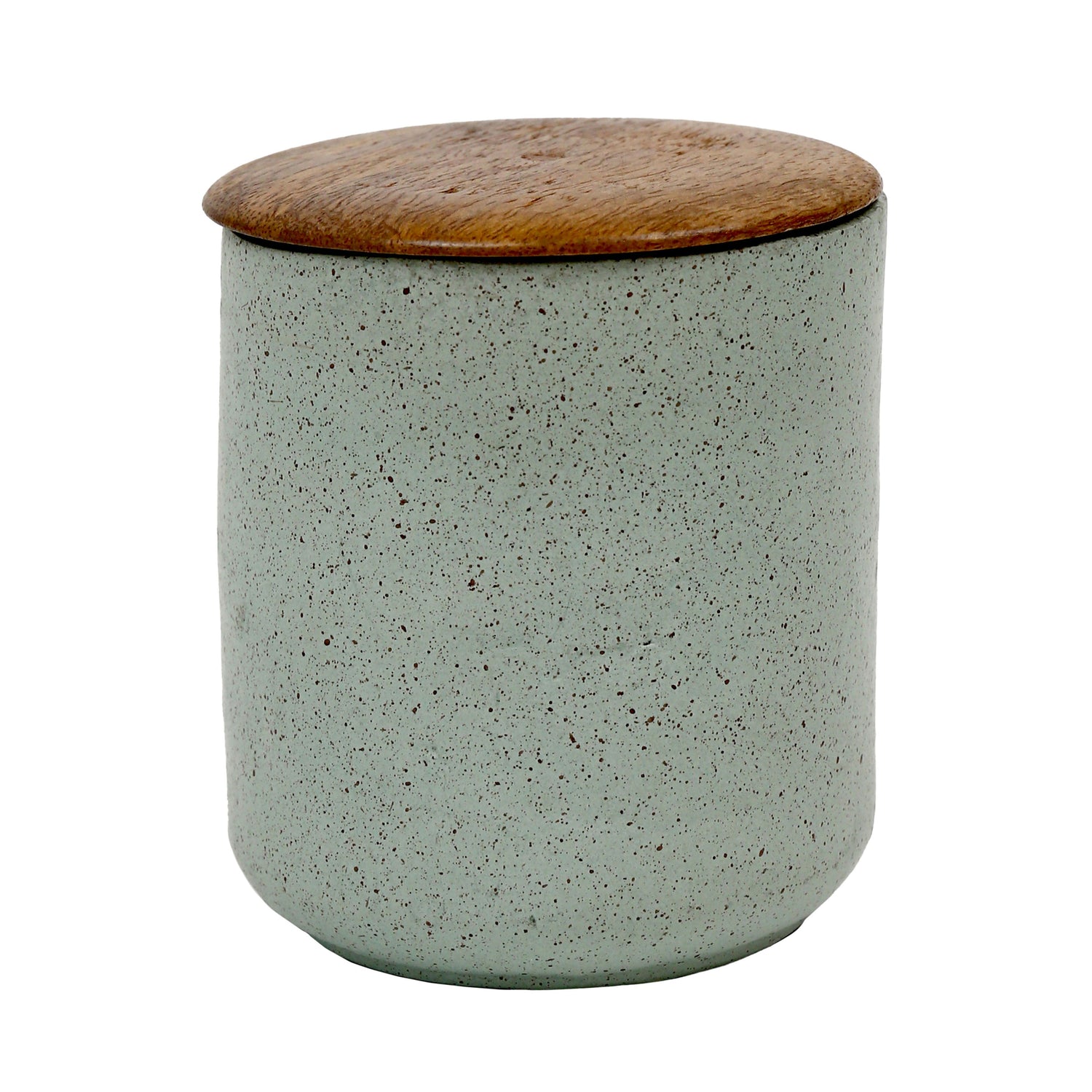 9 Oz Wild Jasmine & Daisy Tall Cndle With Lid 4" - Blue