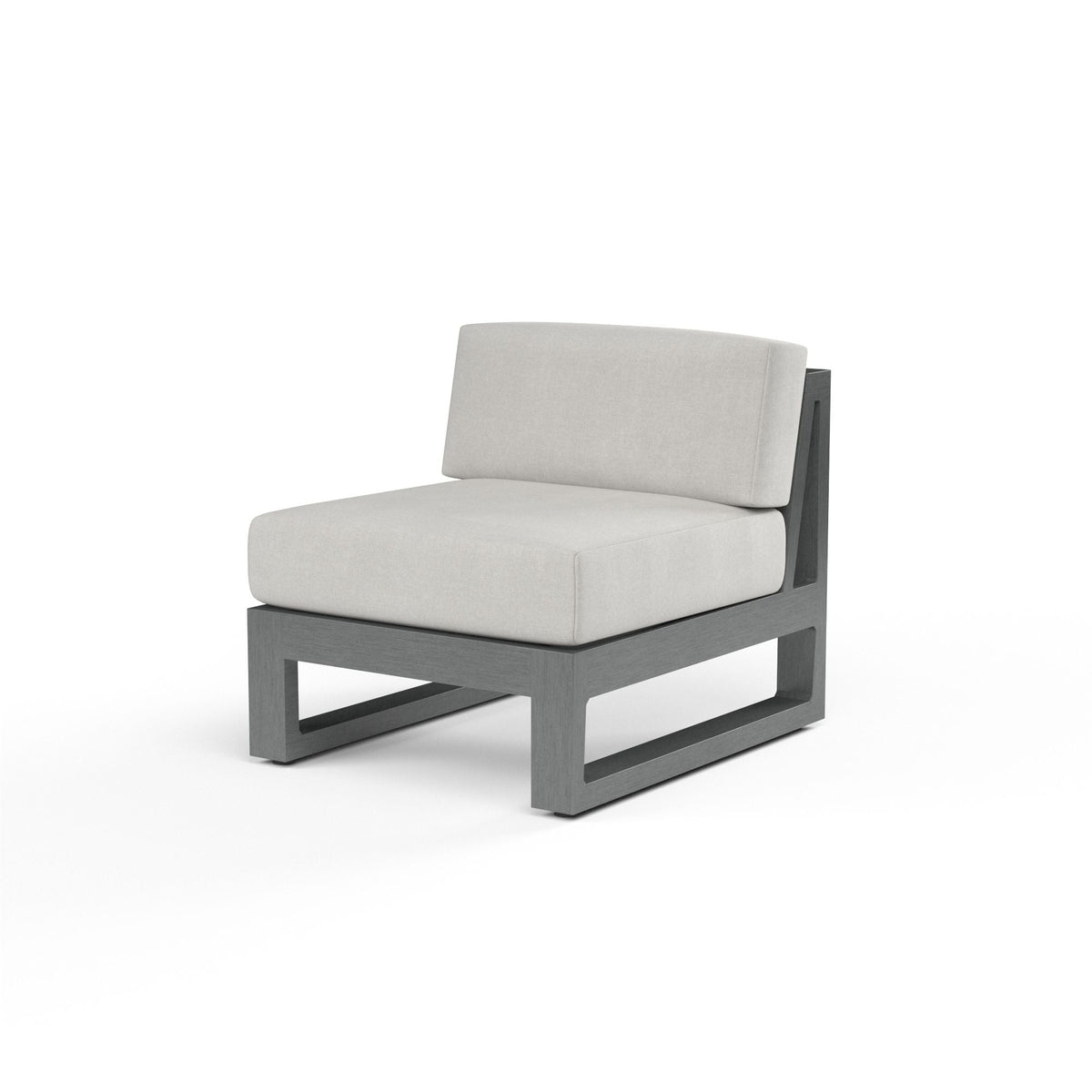 Redondo - Armless Club, No Welt - Cast Silver / Dark Gray