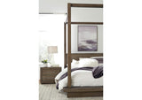 8D64F4 Melbourne Wood Canopy Bed In Dark Pine