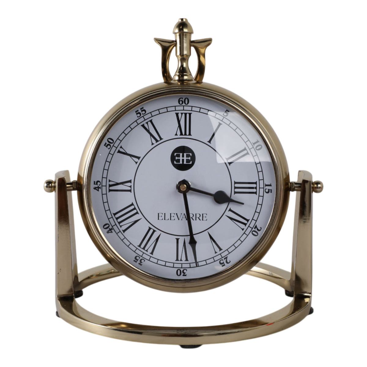 Veridian Aluminum Desk Clock - Gold