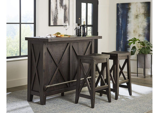 7YC968W Yosemite Solid Wood Bar Stool In Cafe