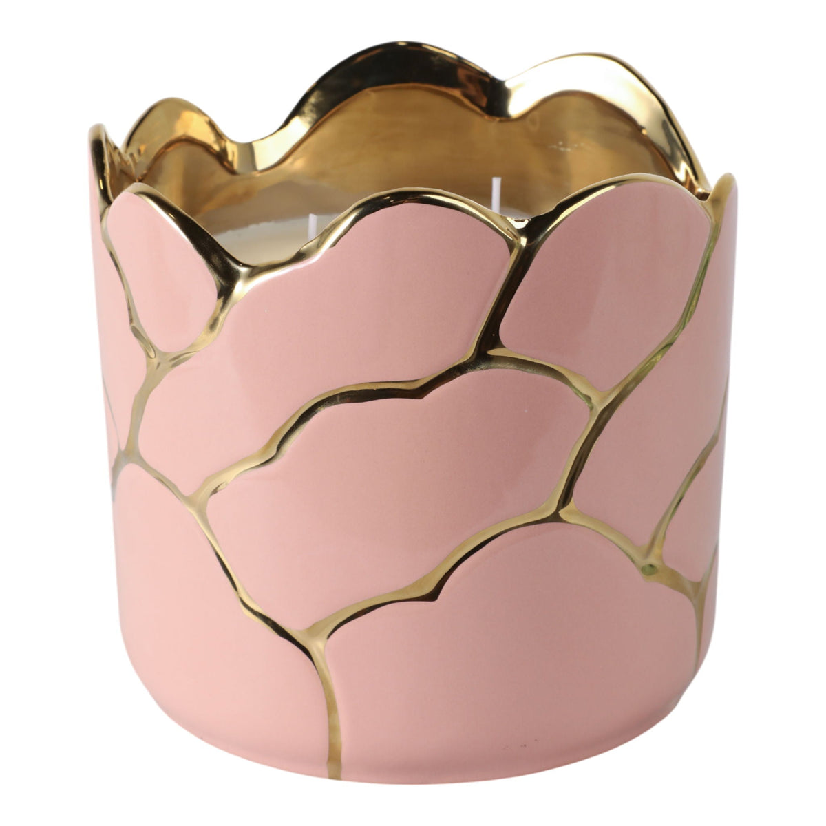 Peony Blossom Clouds Candle - Pink