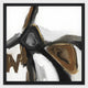 Black Smoke II - 48" x 48" Painting Art by Buddy Whitlock - Black / White