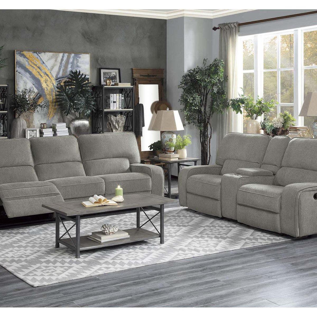 9849MC-3 Borneo Double Reclining Sofa