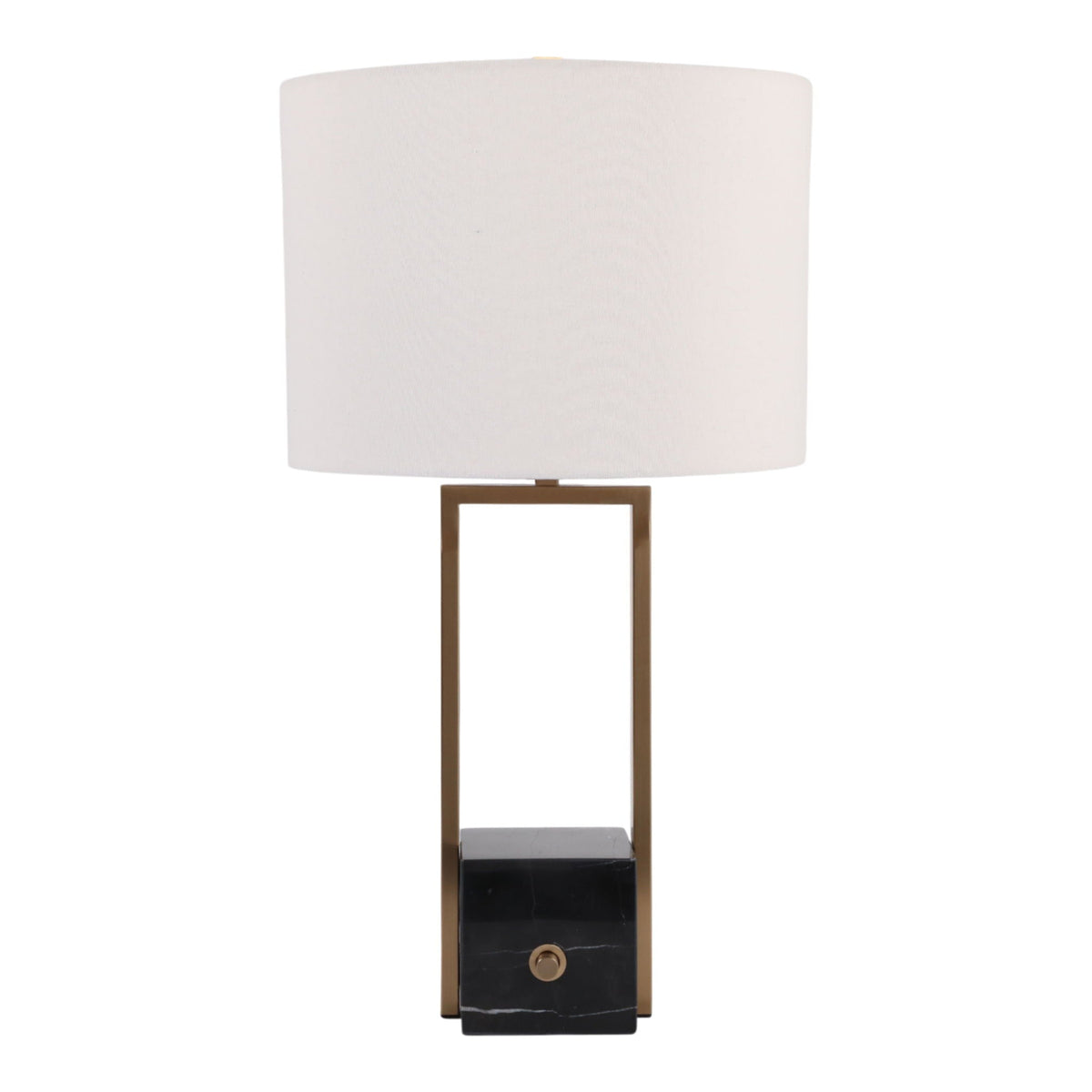 27" Barge Marble Base Table Lamp - Multi