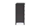 PNRB82A Grace Eight Drawer Dresser In Raven Black (2024)