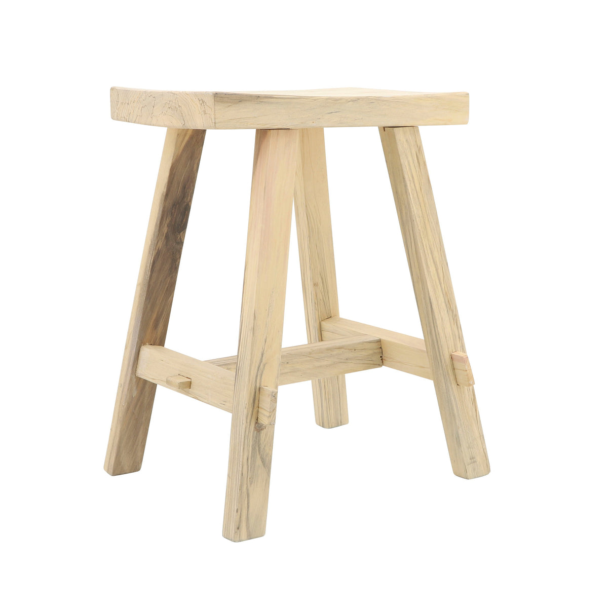 Rectangular Stool - Gray
