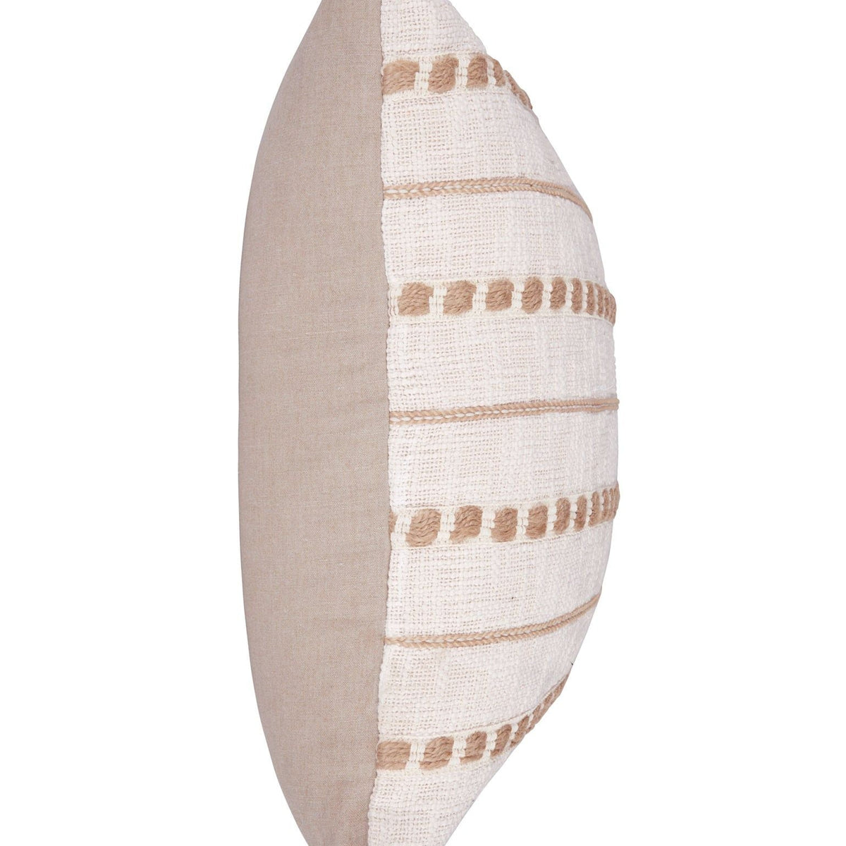 Melange - Lago Pillow - Ivory / Natural