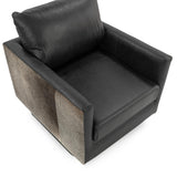 Lathe - Leather/Hide Accent Chair