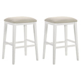 Jane - Contemporary Transitional Wood Bar Height Kitchen Bar Stool