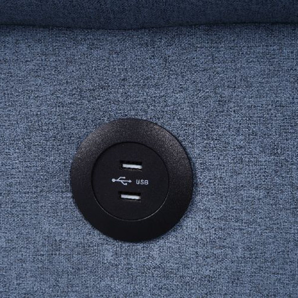 Nichelle - Futon - Blue Fabric