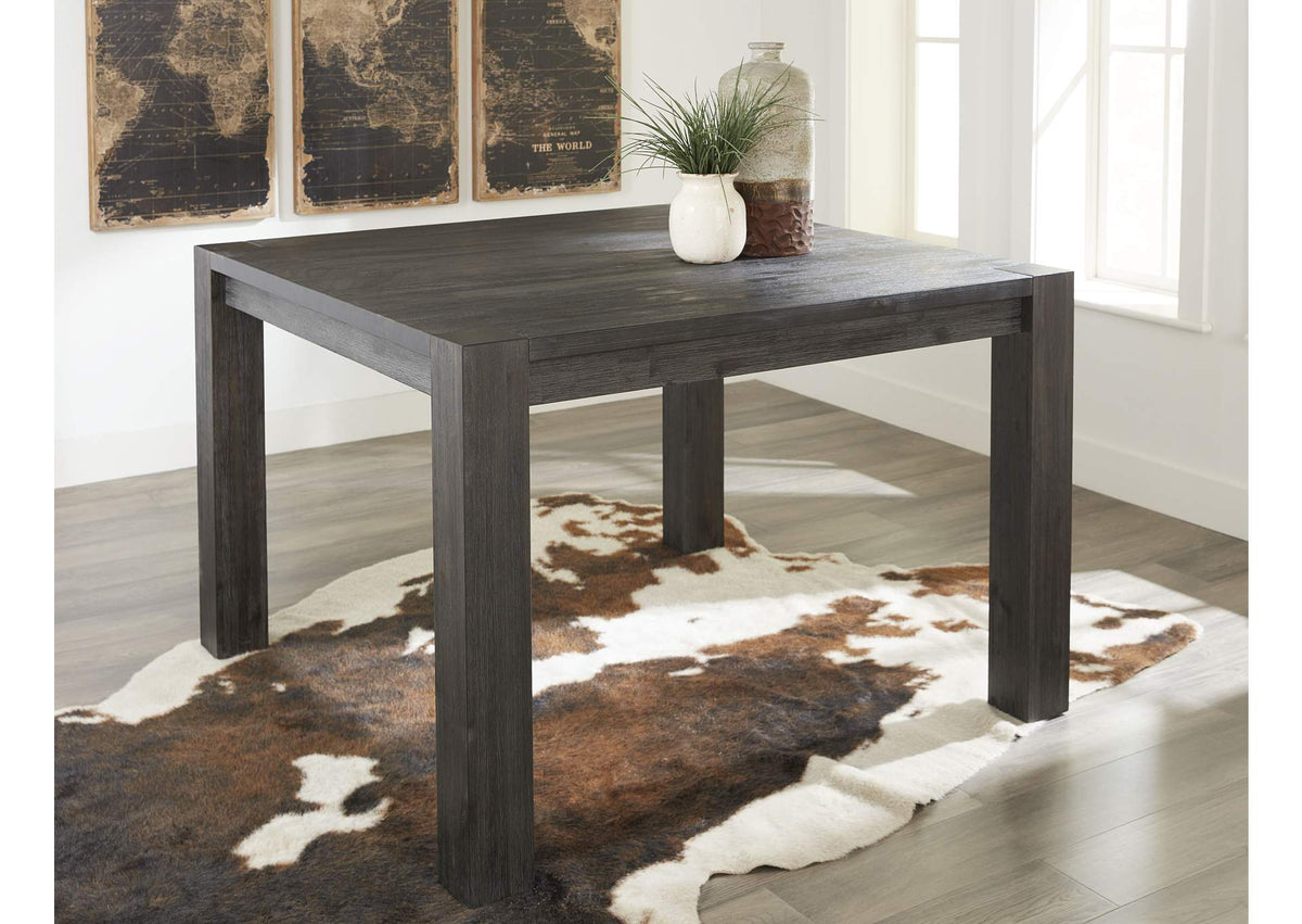 3FT362 Meadow Solid Wood Square Counter Table In Graphite