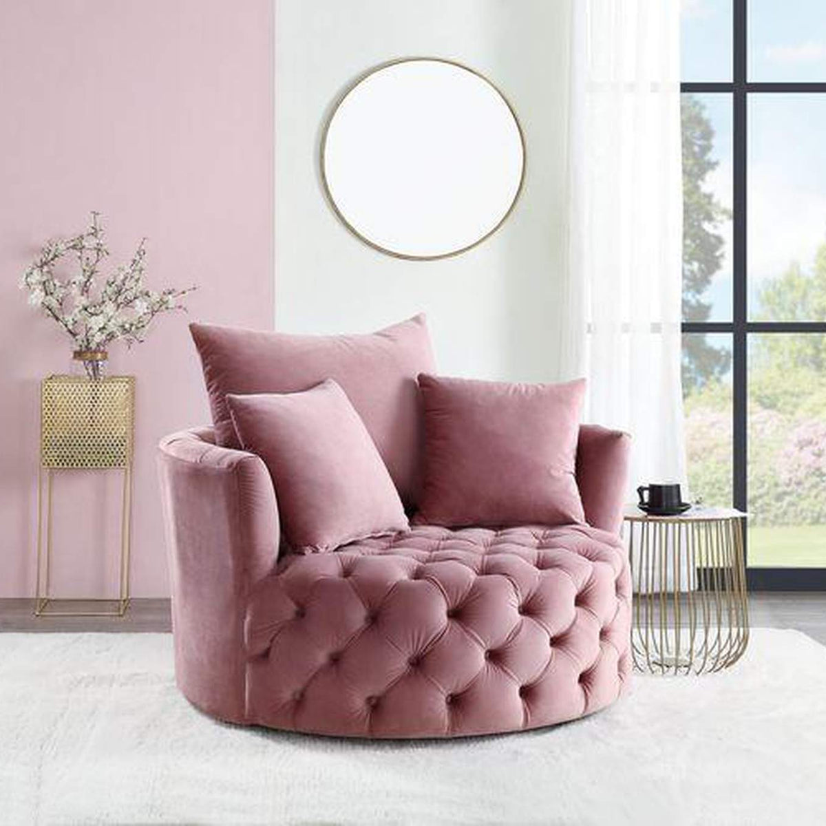 AC00291 Zunyas Accent Chair with Swivel