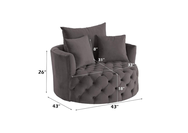 AC00292 Zunyas Accent Chair with Swivel
