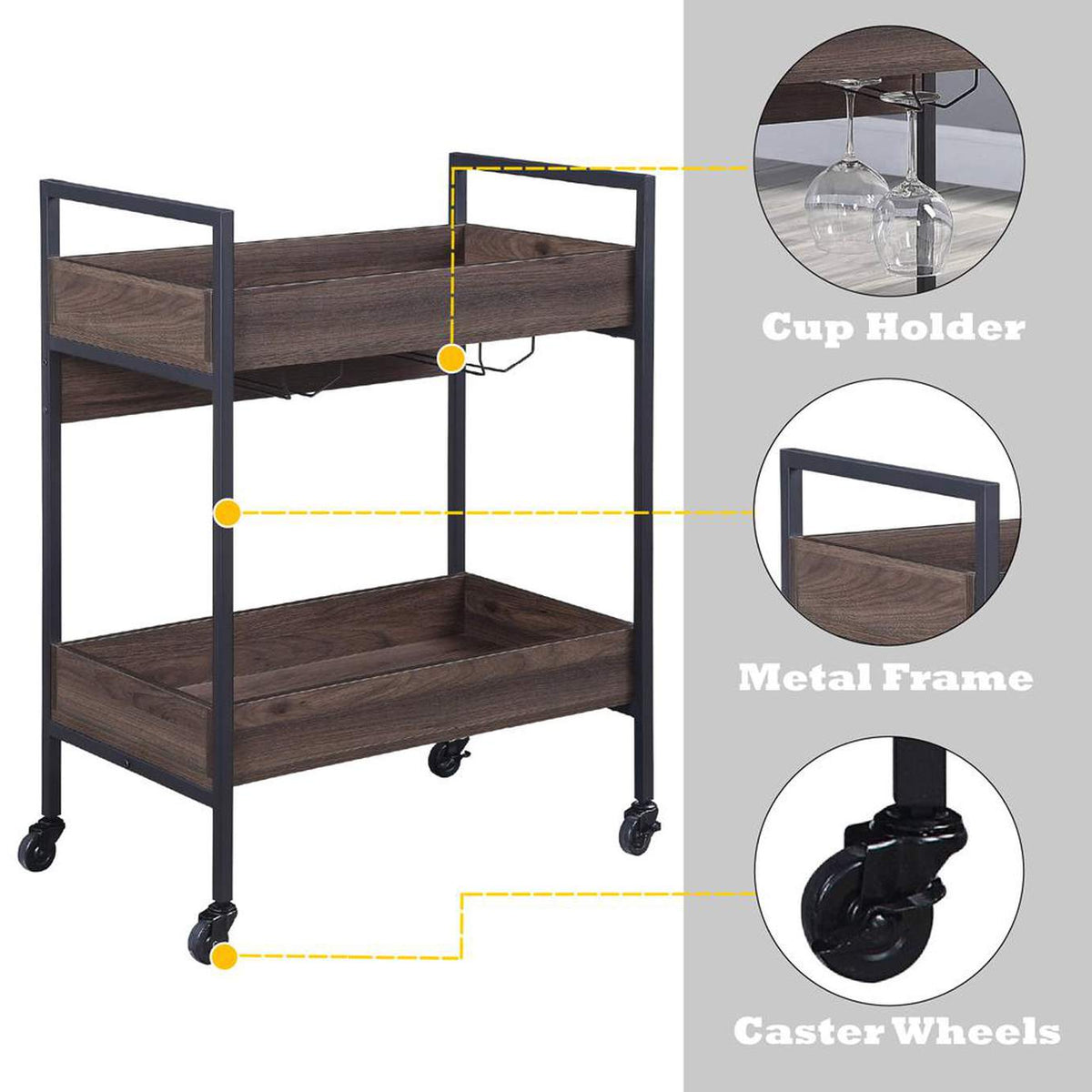 AC00326 Jerrick Serving Cart