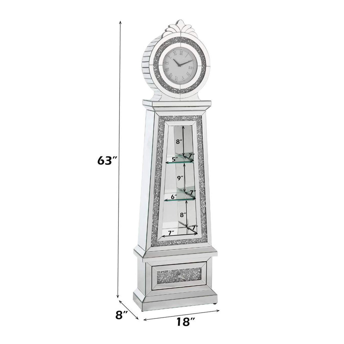 AC00349 Noralie Grandfather Clock with Led