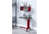 AC00361 Cargo Accent Table with Wall Shelf