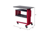 AC00361 Cargo Accent Table with Wall Shelf