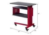 AC00361 Cargo Accent Table with Wall Shelf