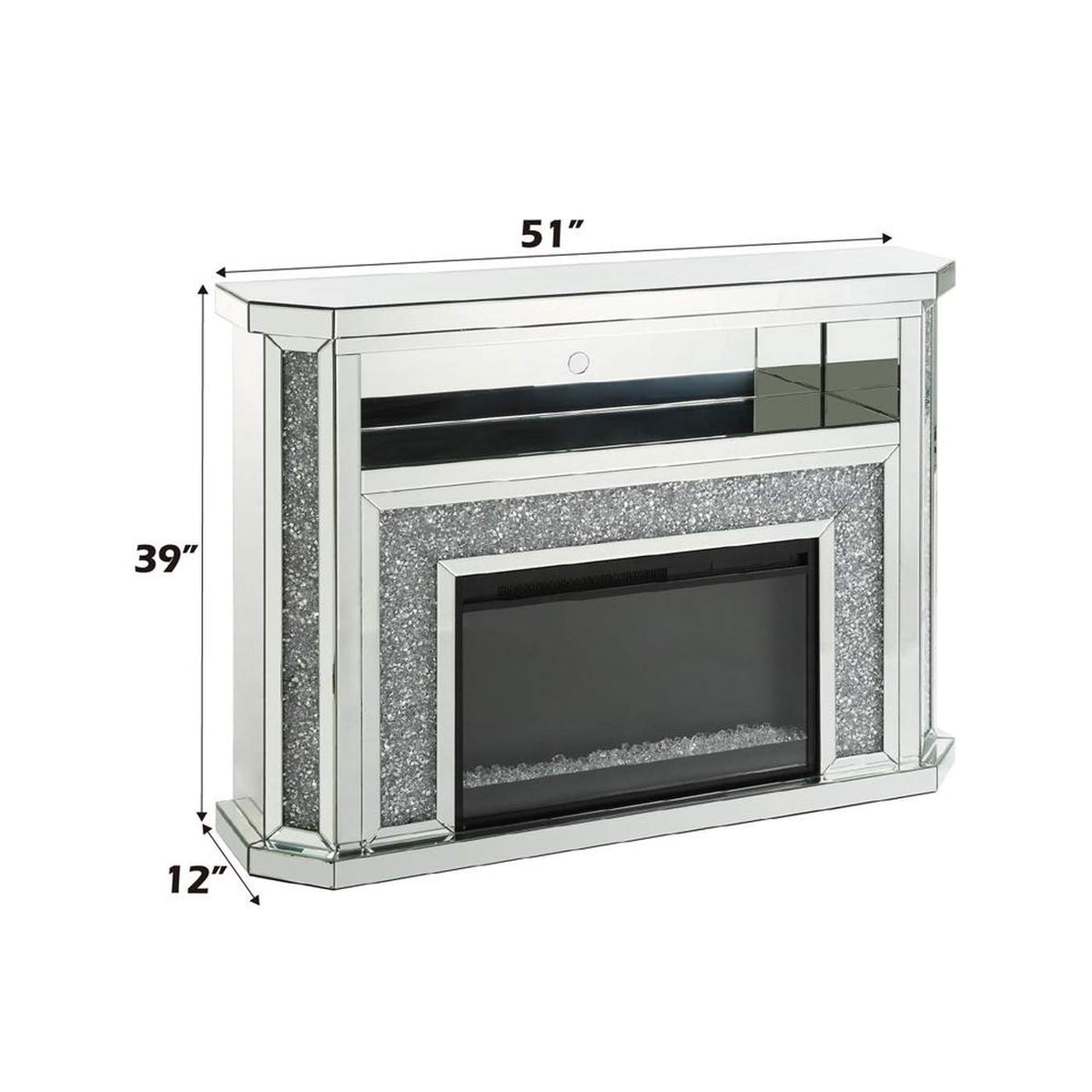 AC00508 Noralie Fireplace with Led