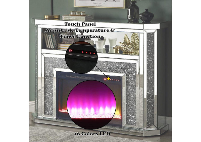 AC00508 Noralie Fireplace with Led