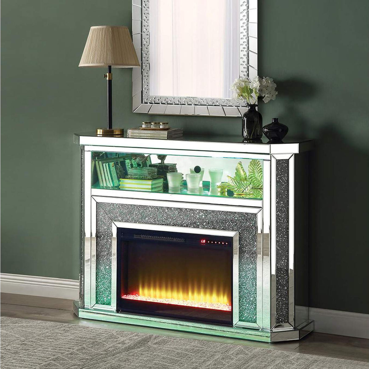 AC00508 Noralie Fireplace with Led